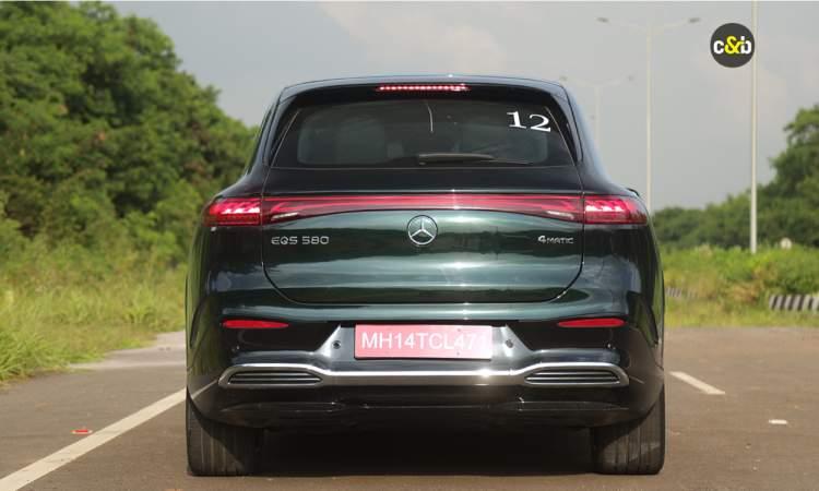 Mercedes Benz Eqs Rear View