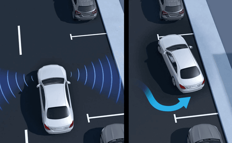 Active Parking Assist with parktronic