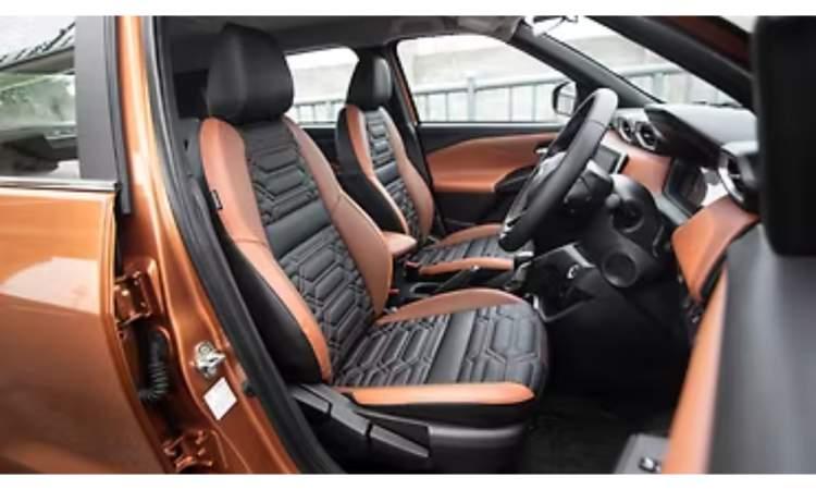 Nissan Magnite Interior Front Row Seats