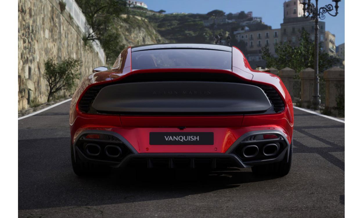 Aston Martin V12 Vanquish Rear View