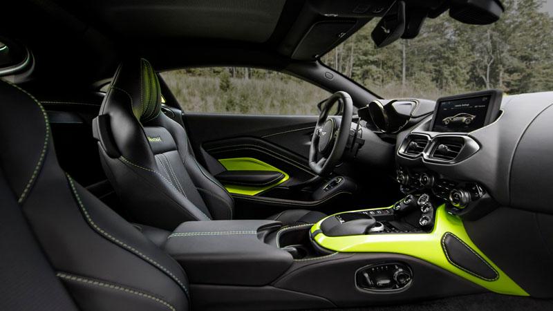 Aston Martin Vantage Drive Front Seat
