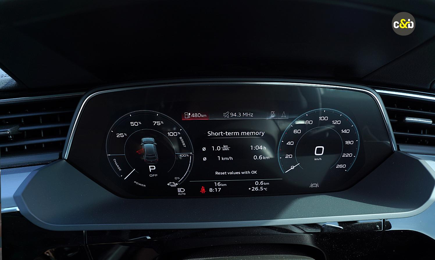 Audi Q8 Etron Display