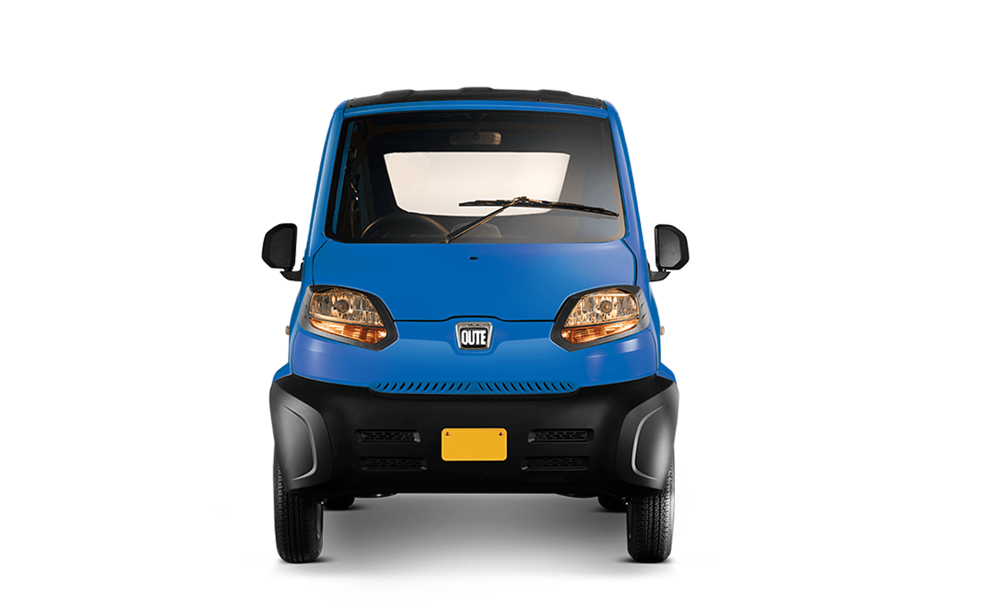 Bajaj Qute Blue Front View