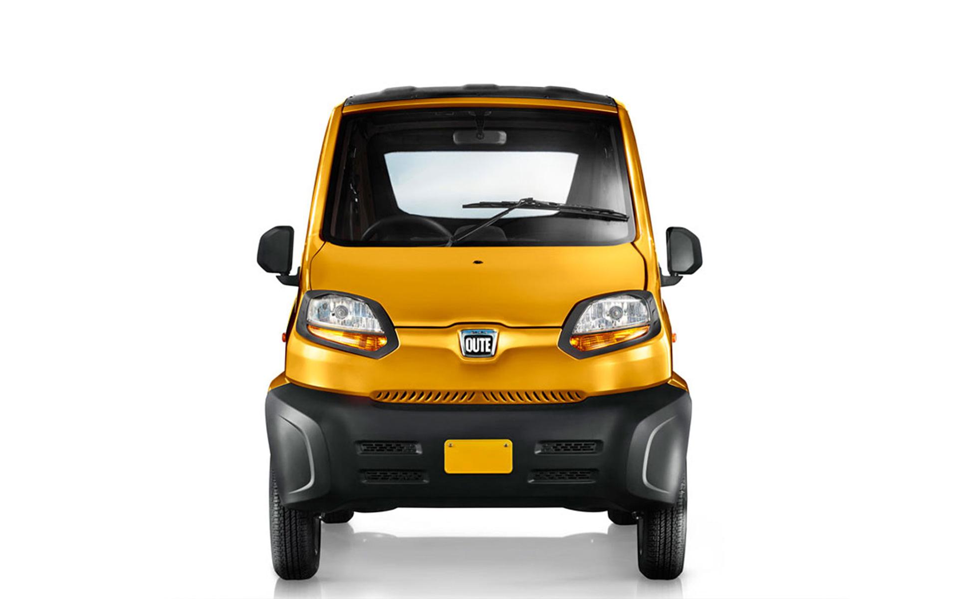 Bajaj Yellow Front View
