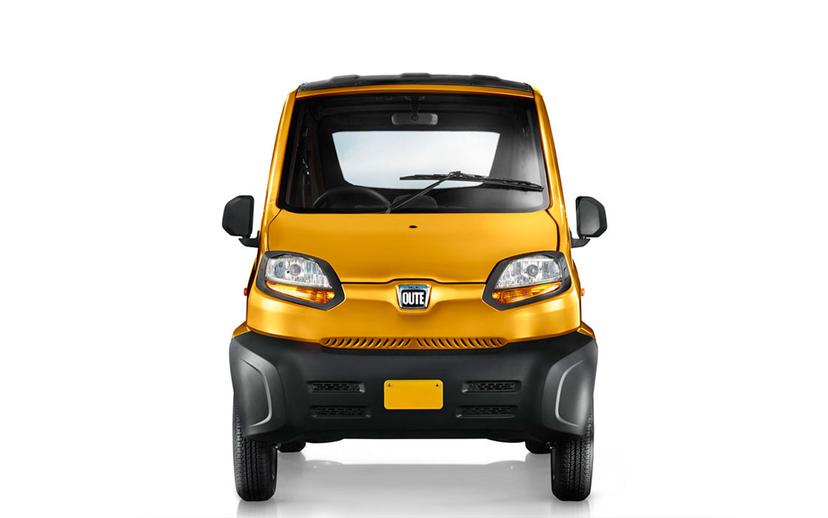 Bajaj Yellow Front View