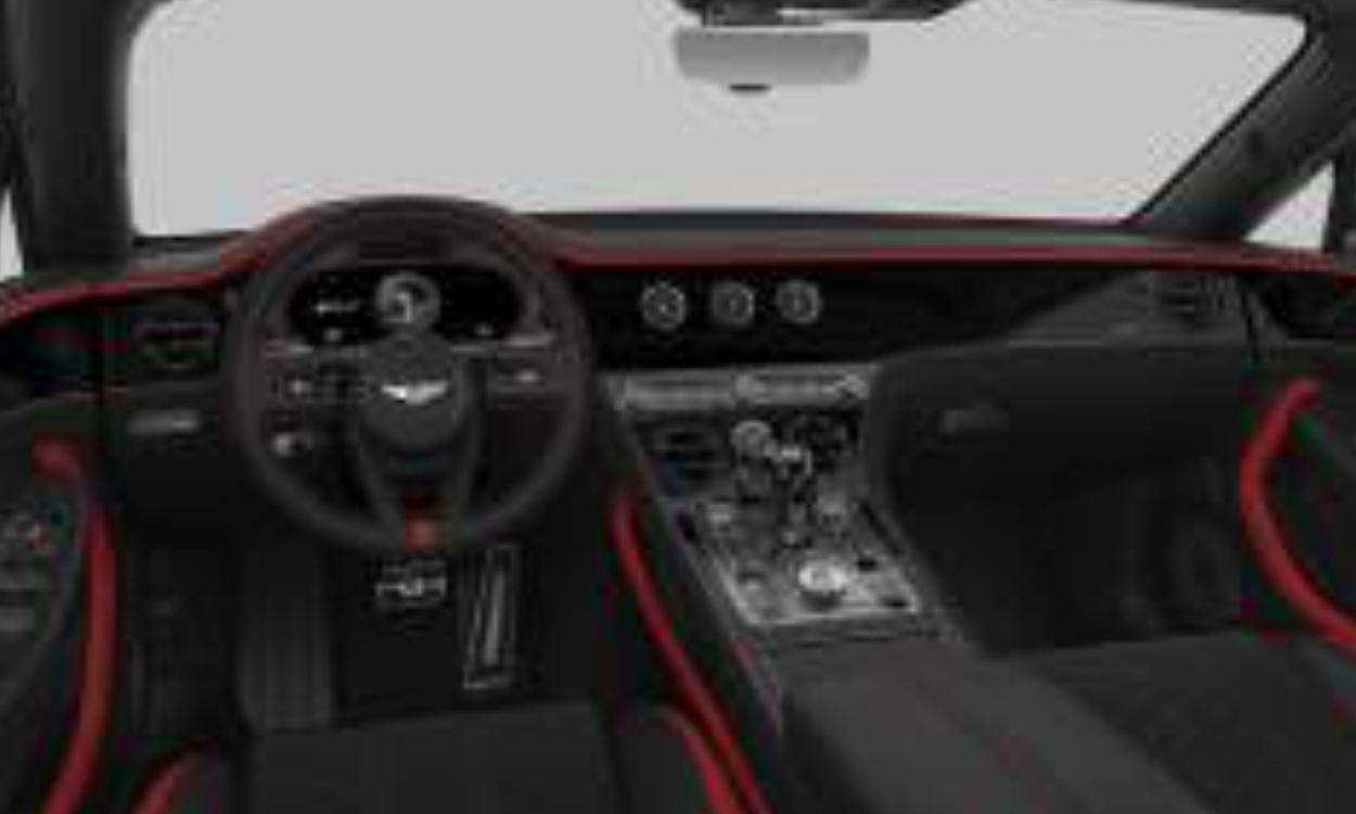 Bentley continental interior red