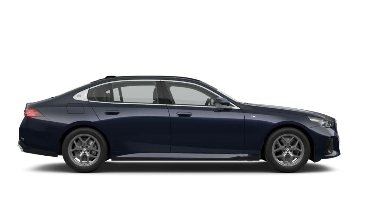 Bmw 5 series black right sideview