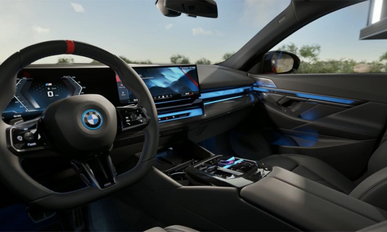 Bmw i5 spacious cabin