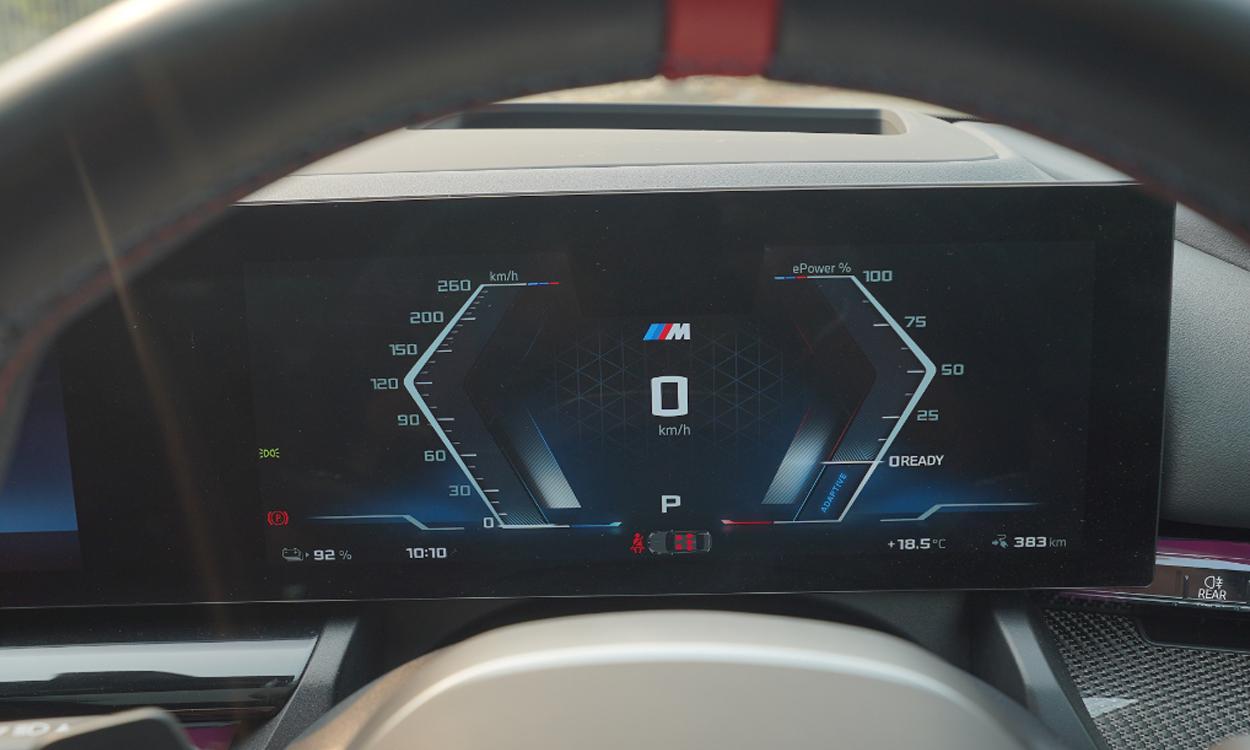 Bmw i5 speedometer