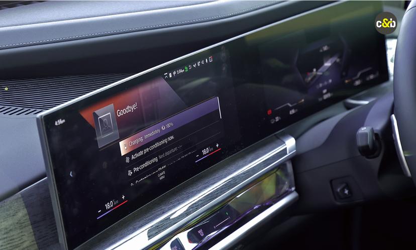 Bmw I7 Touchscreen