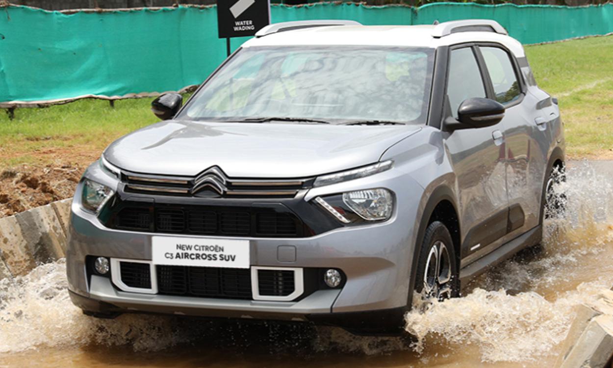 Citroen c3 aircross topview headlight