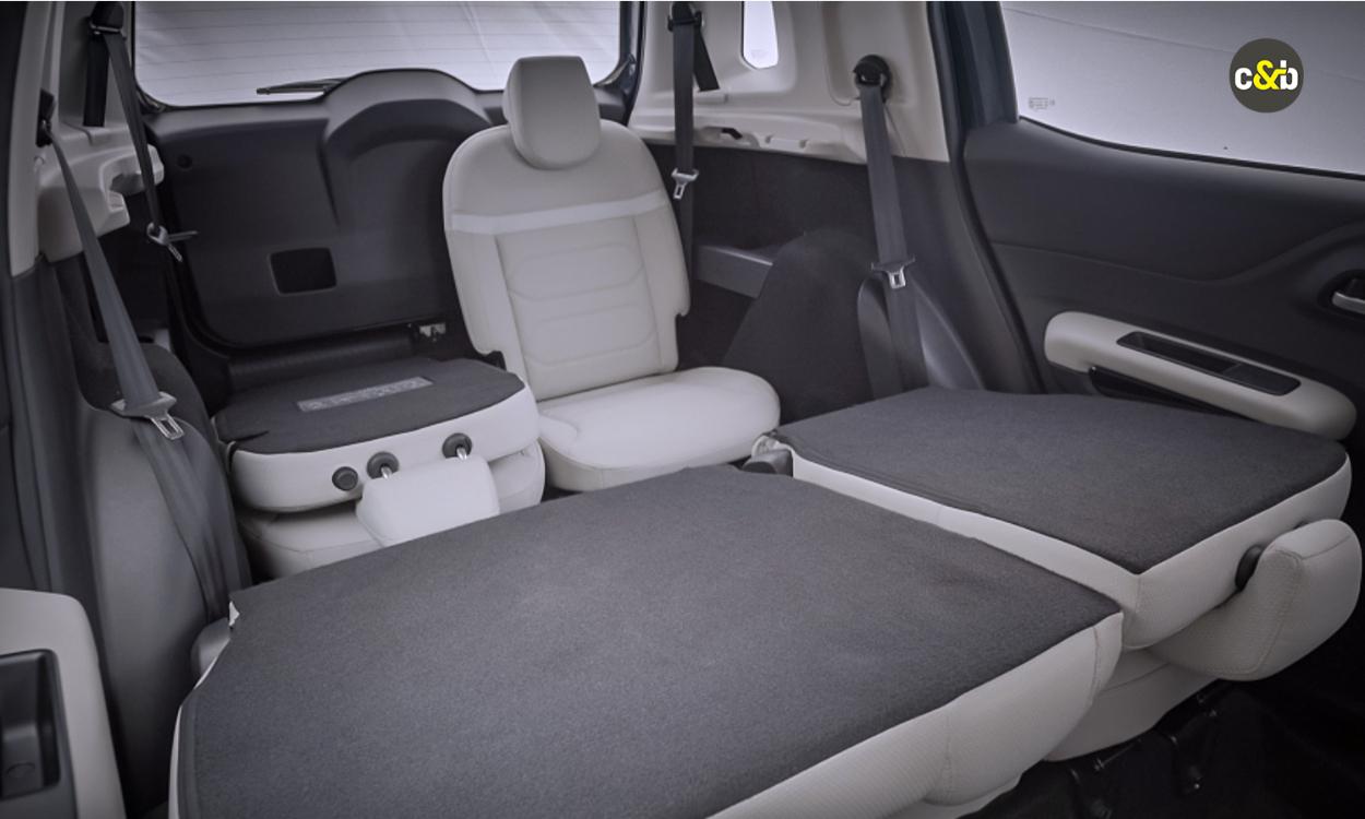 Citroen C3 Aircross foldable space