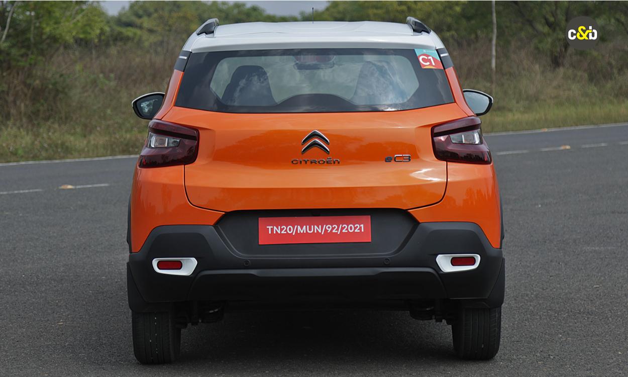 Citroen Ec3 rearview