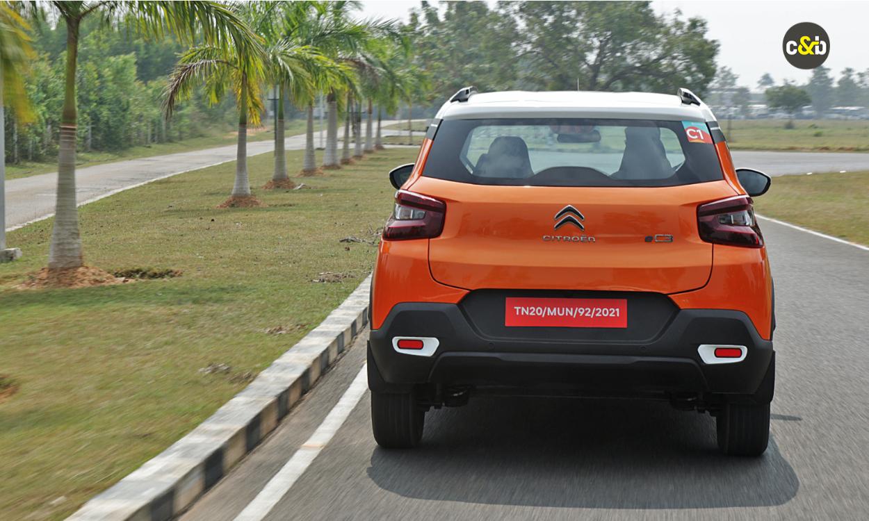 Citroen Ec3 rearview