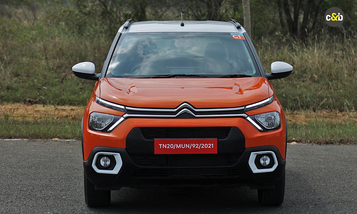 Citroen ec3 frontview