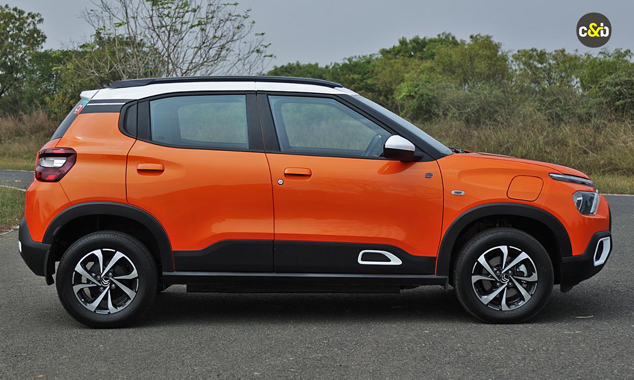 Citroen ec3 sideview