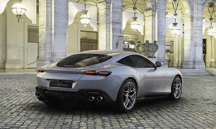 Ferrari Roma Rearview