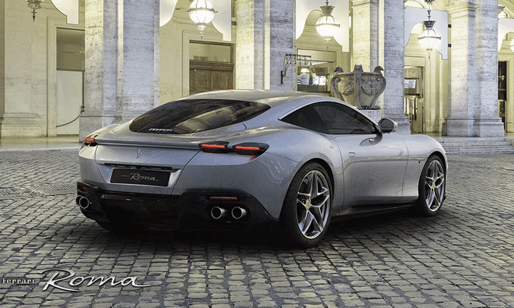 Ferrari Roma Tail Light And Door