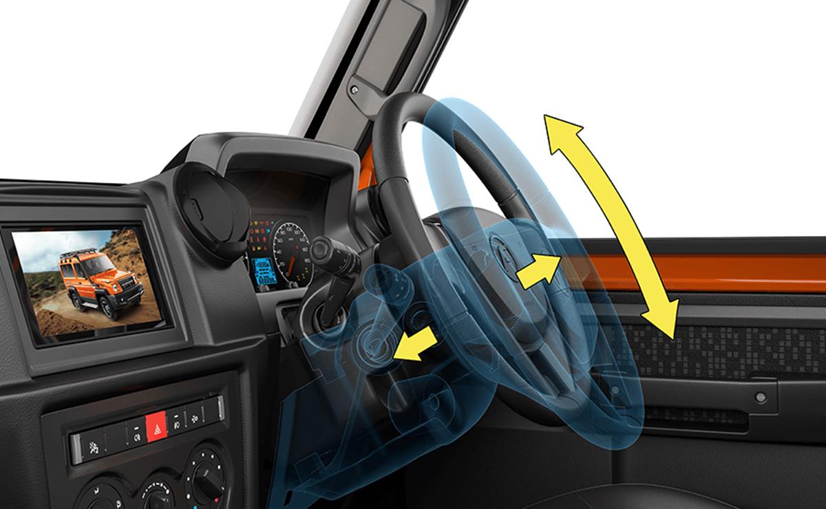Force motors Grukha Steering
