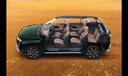 Hyundai alcazar seats aerial View