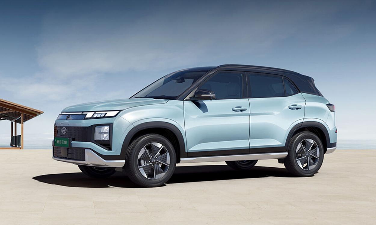 Hyundai creta EV Side view