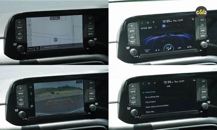 Hyundai Exter Display