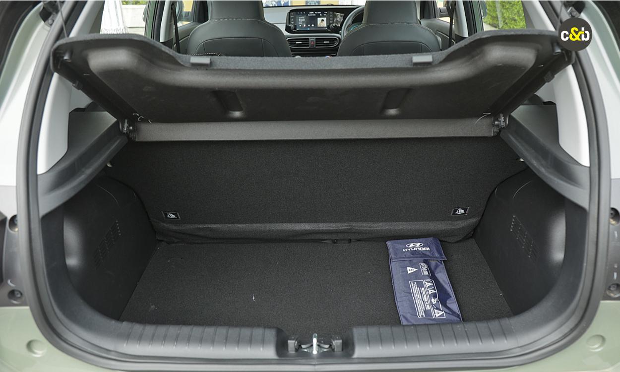 Hyundai Exter bootspace