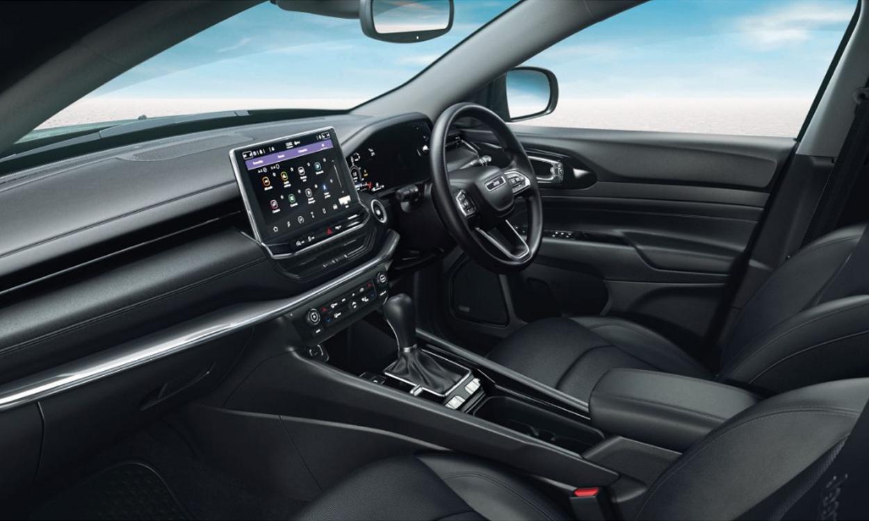 Jeep compass spacious interior