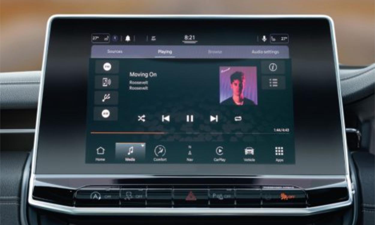 Jeep Comapss touchscreen