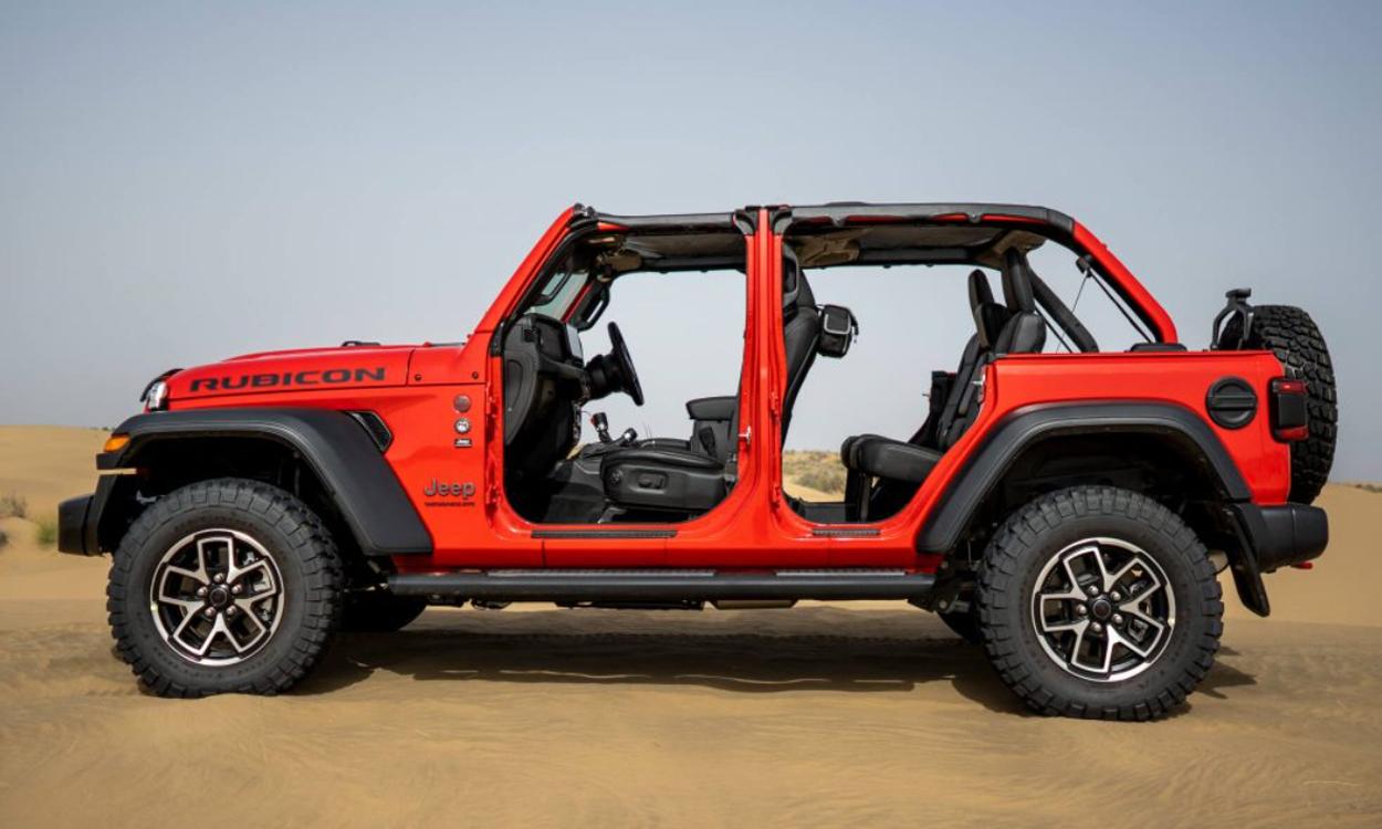 Jeep wrangler unlimited sideview