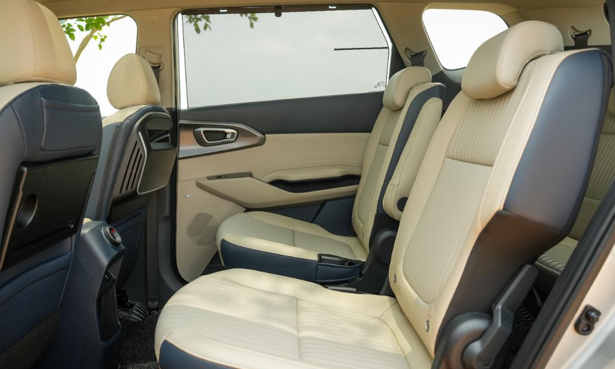 Kia Carens Clavis Rear spacious interior