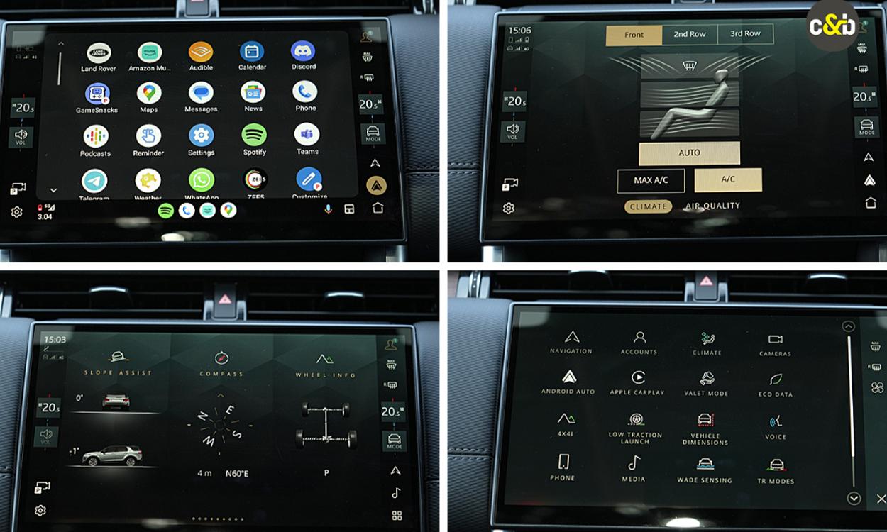 Land Rover Discovery Sport Information Diasply