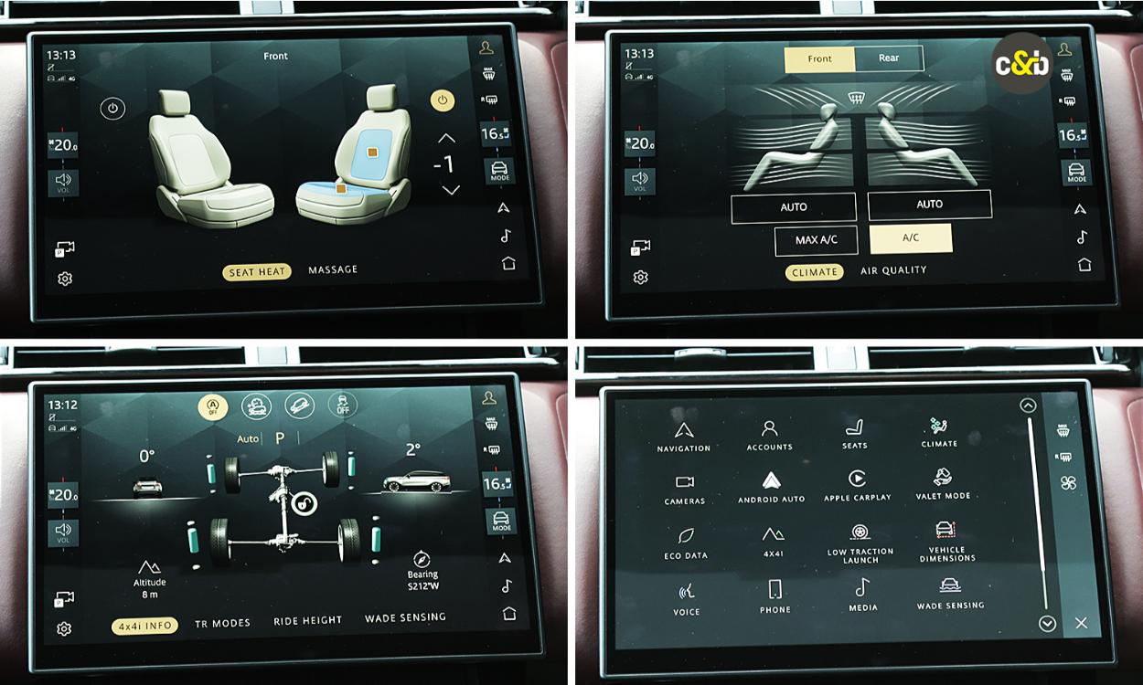 Range Rover Velar Information Display