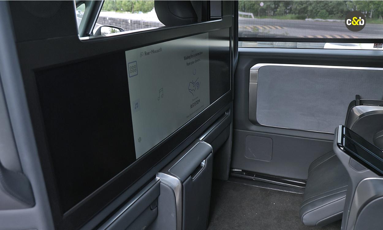 Lexus Lm Rear Spacious Seats