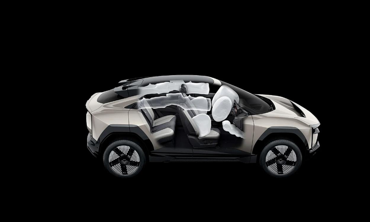 mahindra be6e open model rightside