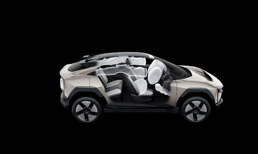 Mahindra Be6e Open Model Rightside