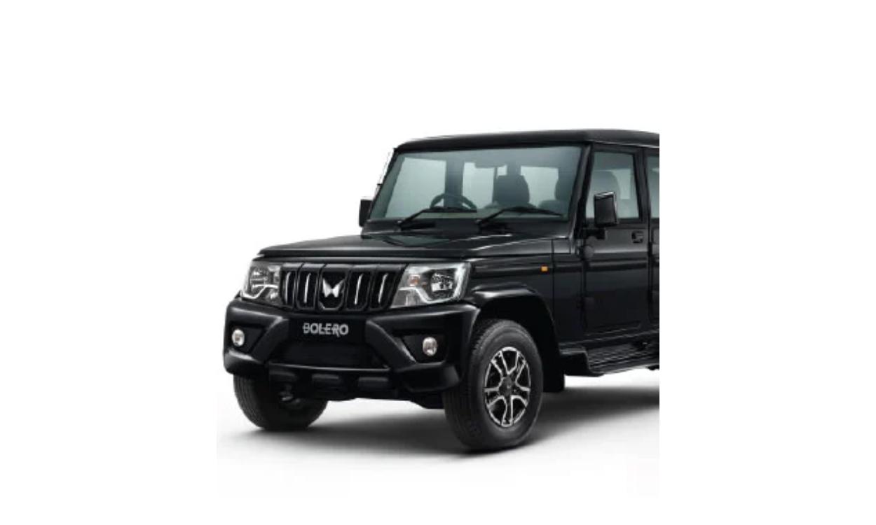 Mahindra Bolero New Stealth Black Colour