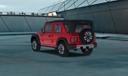 Mahindra thar roxx back left corner view