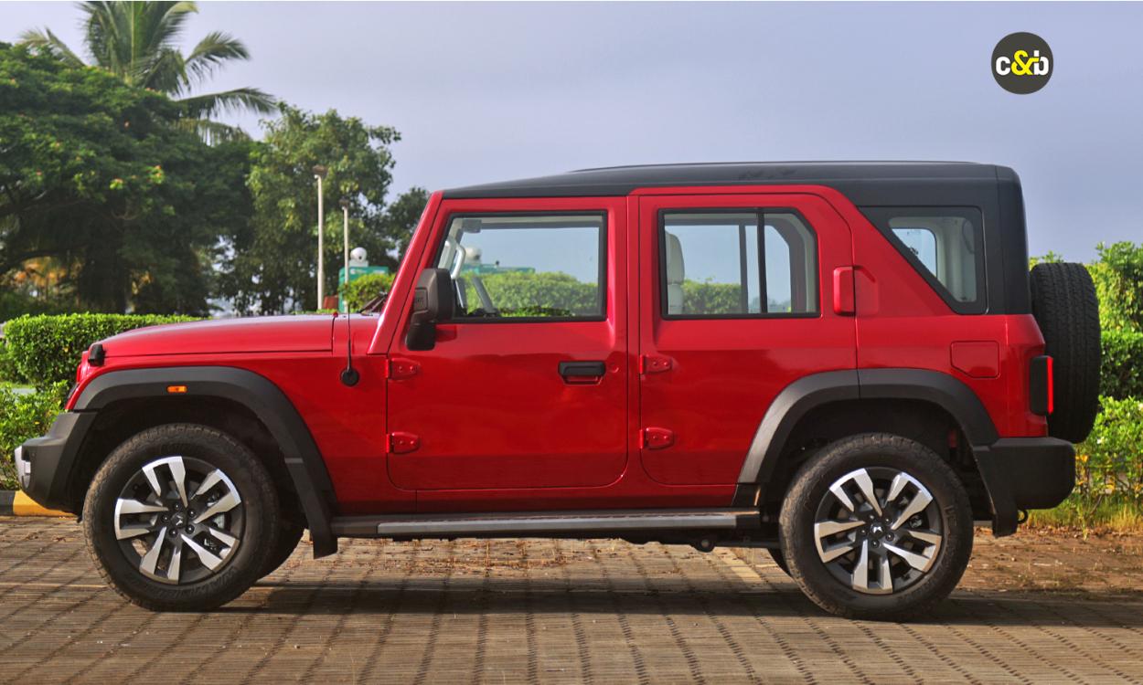 Mahindra Thar Roxx Doors And Wheel