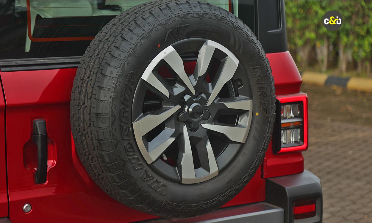 Mahindra Thar Roxx Spare Wheel
