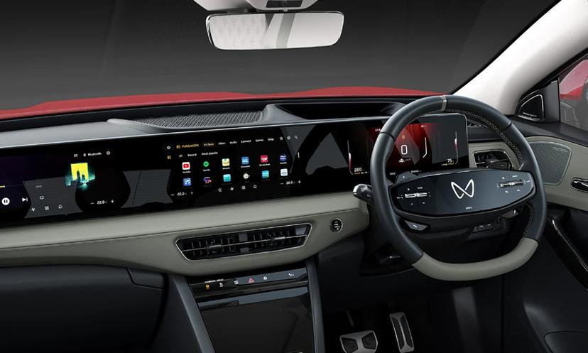 Mahindra Xev 9e Interior Instrument Cluster