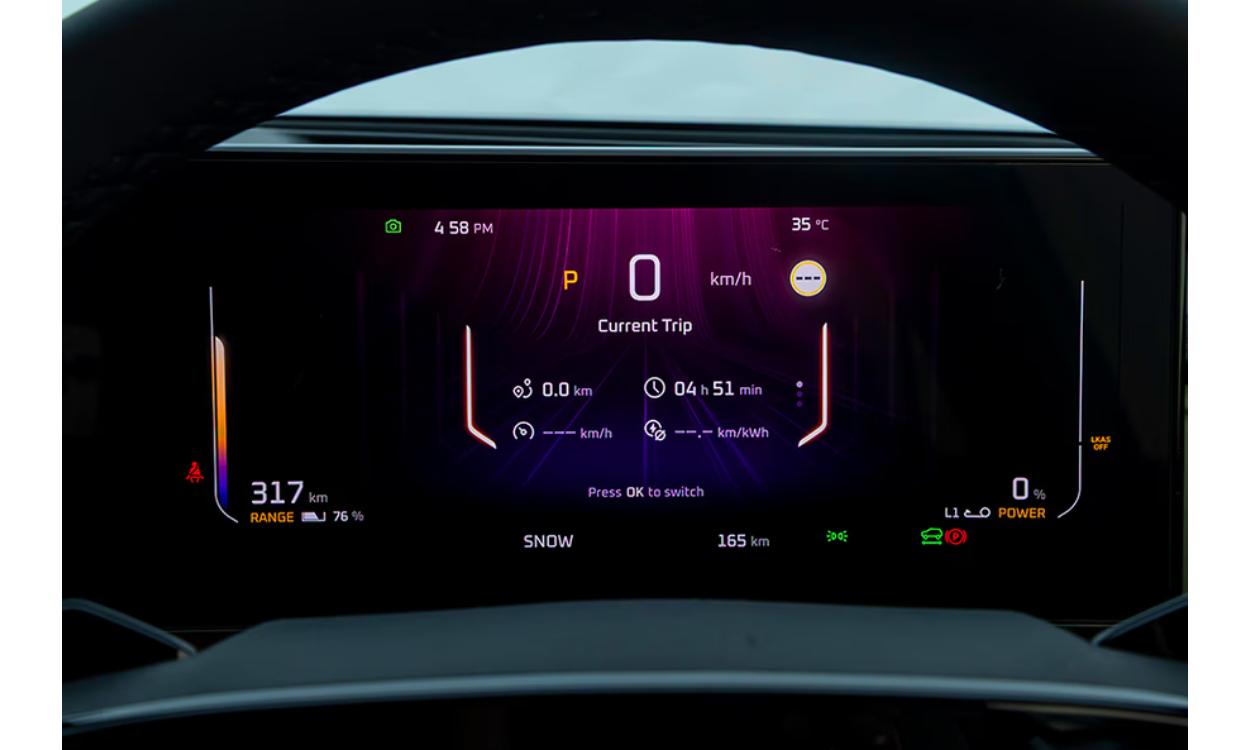 Mahindra Xev 9s Instrument Cluster