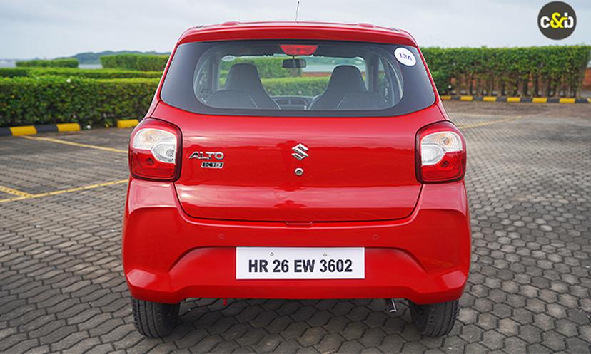 Maruti Suzuki Alto K10 Rearview