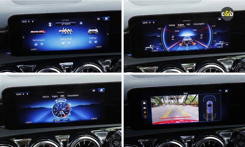 Mercedes Benz A45s Amg Display