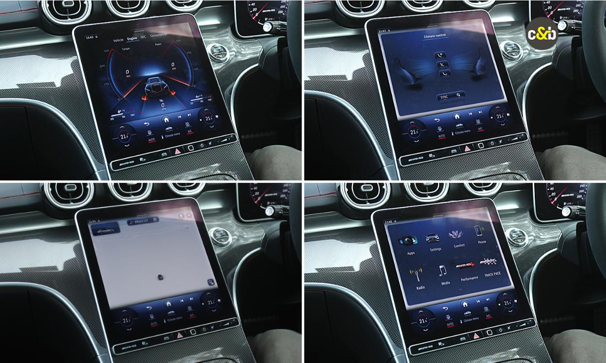 Mercedes Amg C43 Rideview Display