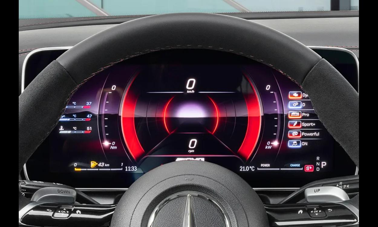Mercedes amg gl 43 rideview instrument Cluster
