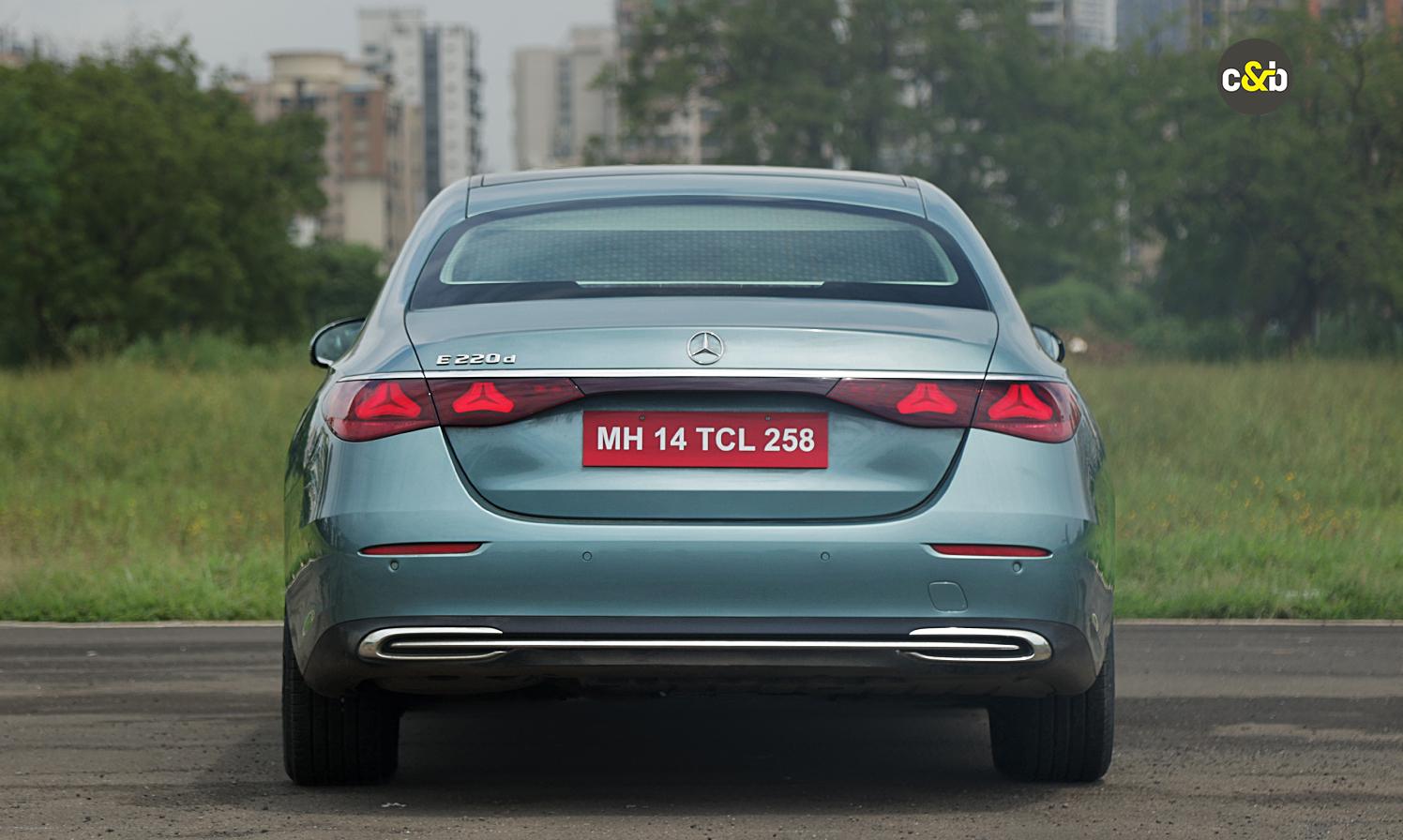 Mercedes Benz E220d Rear view