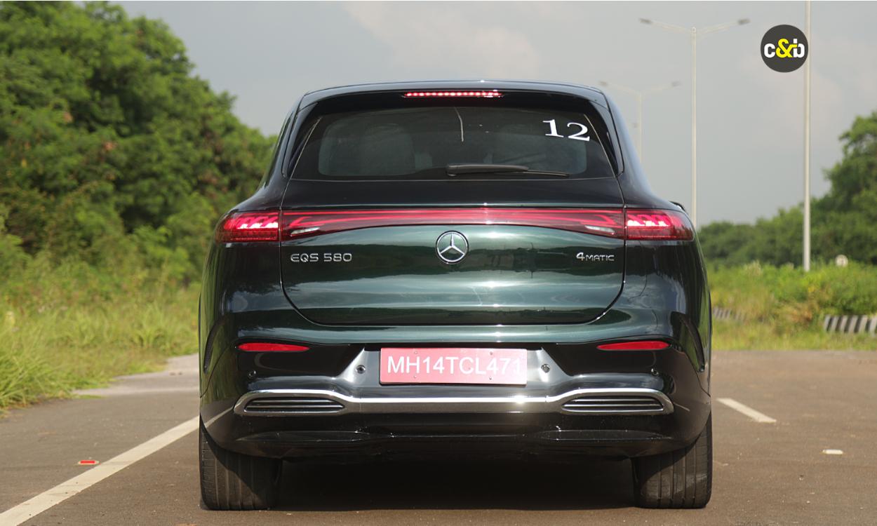 Mercedes Benz Eqs Rear View