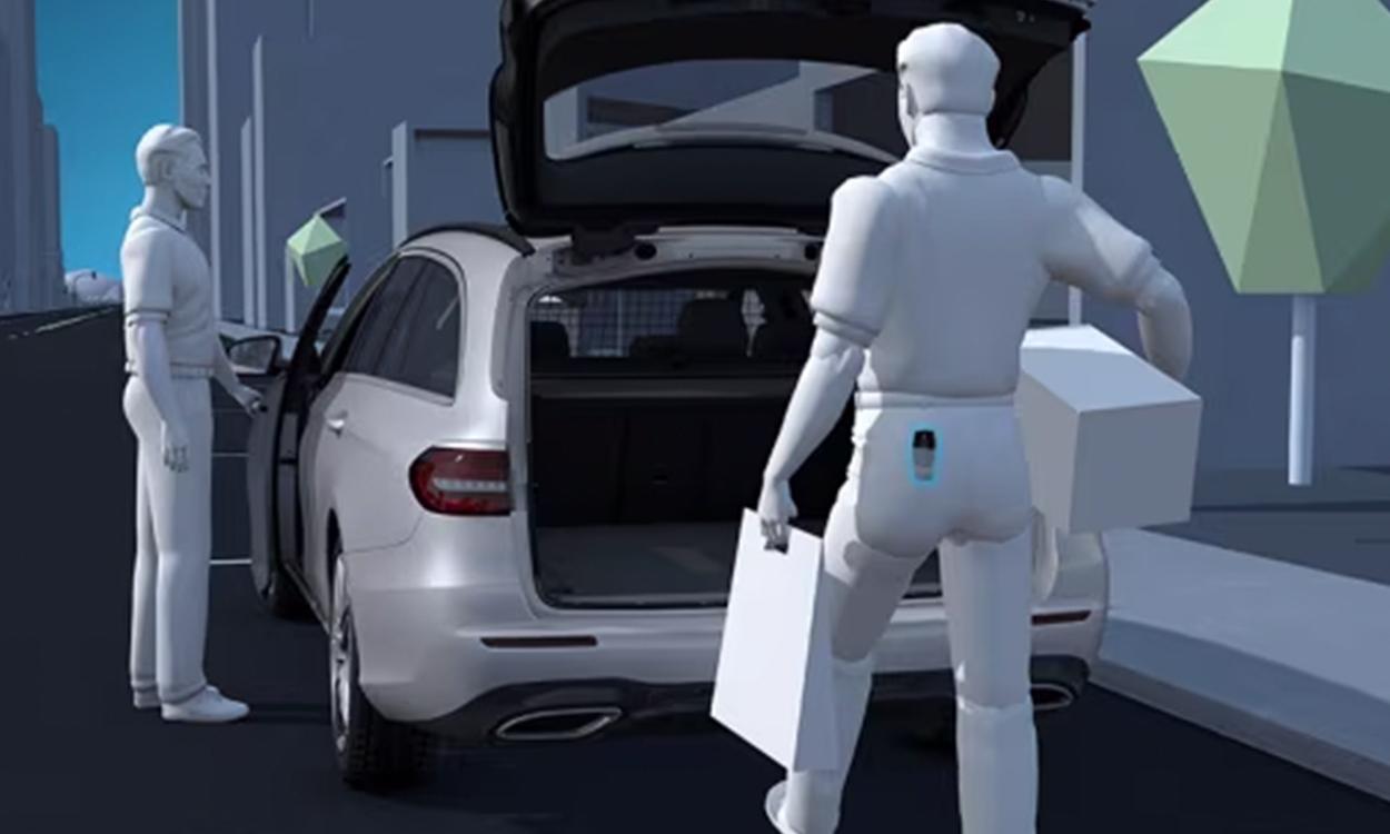 Mercedes benz gle class bootspace