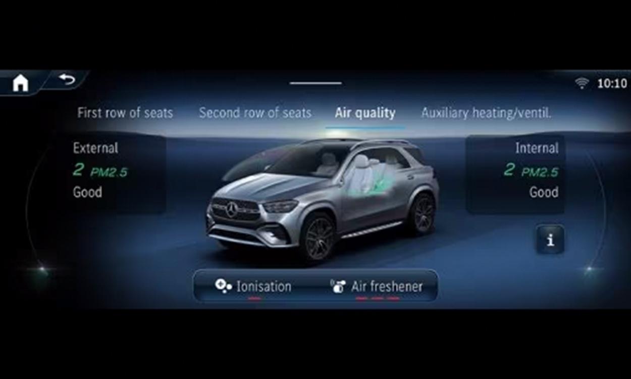 Mercedes benz gle class equipment Comfort Energizing Air Control